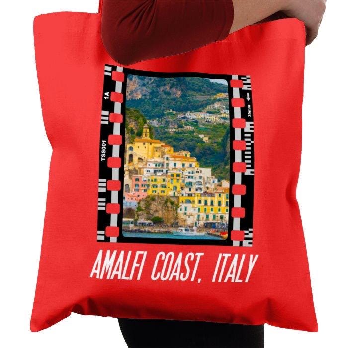 Amalfi Coast, Italian, Photography Film, Tote Bag