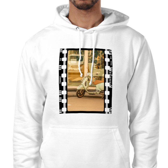 Italian Motorcycle, Sorrento Italy, Unisex College Hoodie, Photography Film Travel Jumper