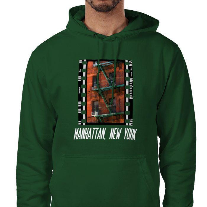 Manhattan New York USA, Unisex College Hoodie, Photography Film Travel Jumper