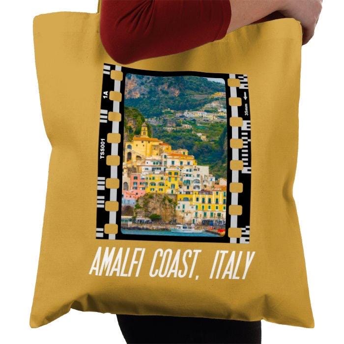 Amalfi Coast, Italian, Photography Film, Tote Bag