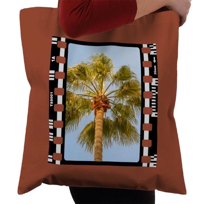 Summer Palm Tree, Holiday, Photography Film, Tote Bag