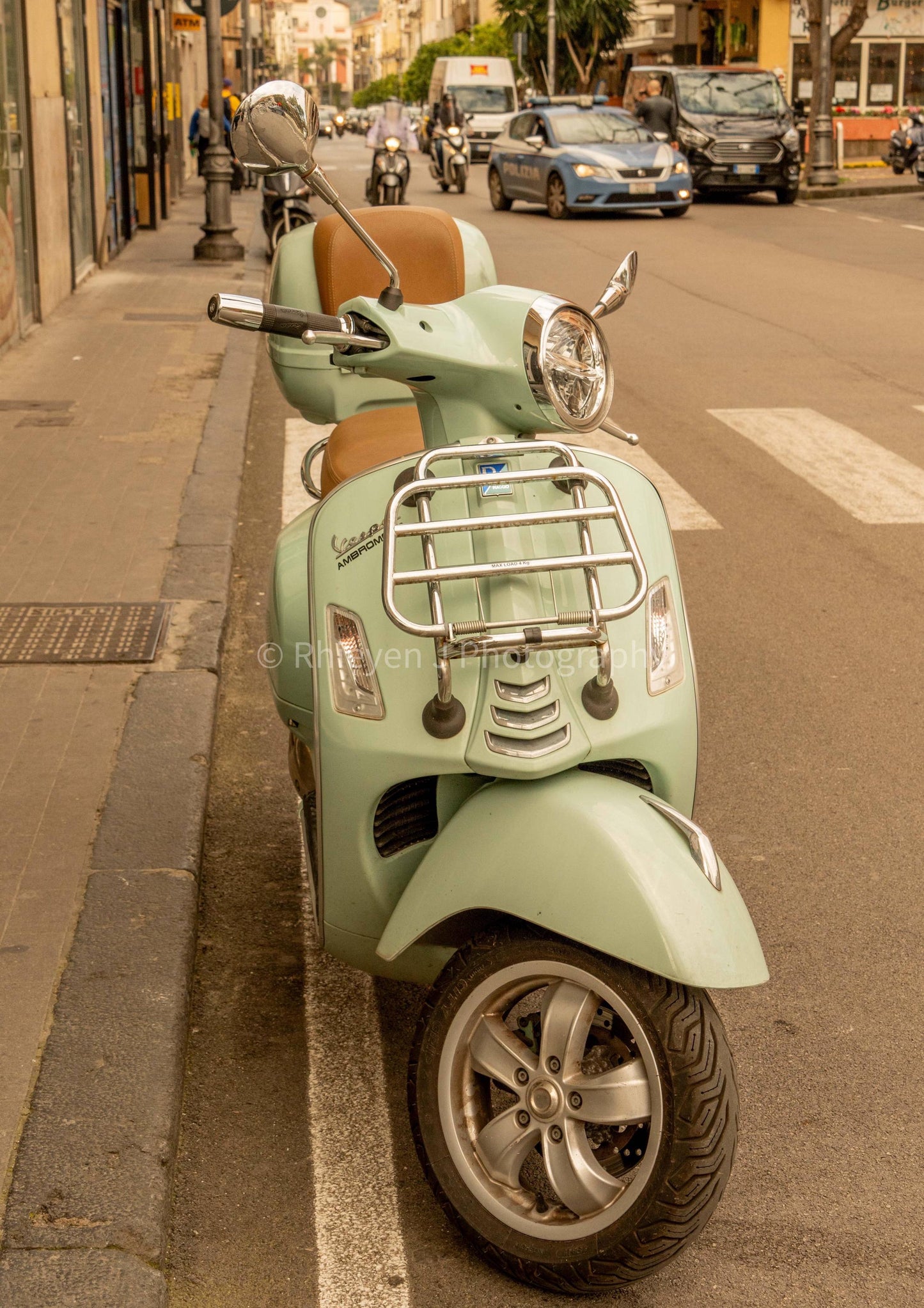 Italian Scooter Art Print. Vespa, Italian Unframed Photographic Print
