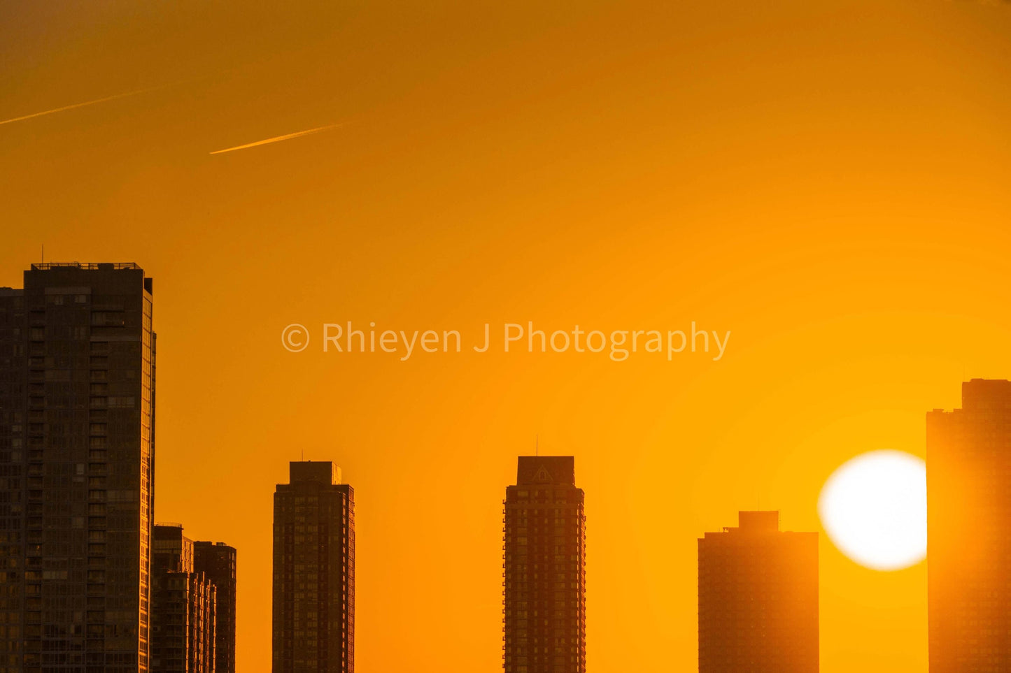 Sunset over New York City, Unframed NYC Photography Print