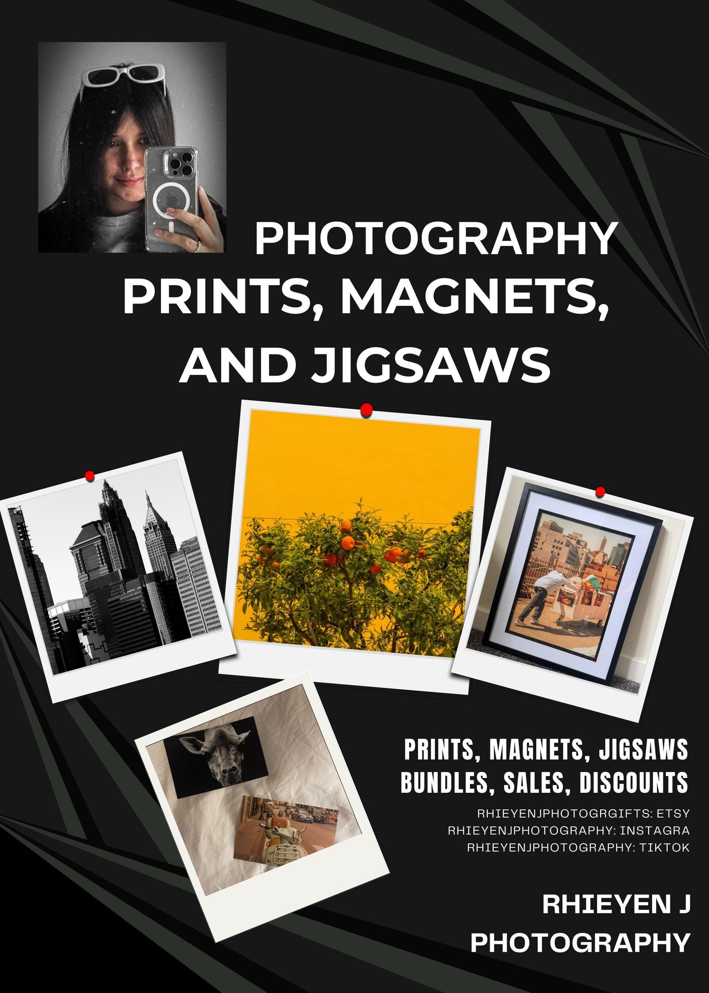 Manhattan Sunset Print, New York City, Unframed Photographic Print