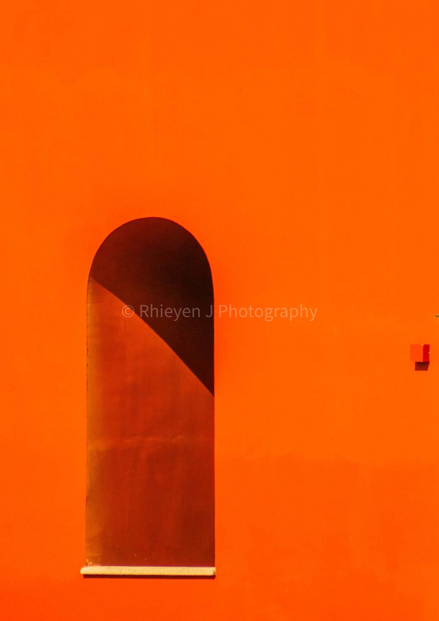 Italy Fridge Magnet, Italian Orange Architecture, Summer, 6" x 4" High Quality Easy Fridge Magnet