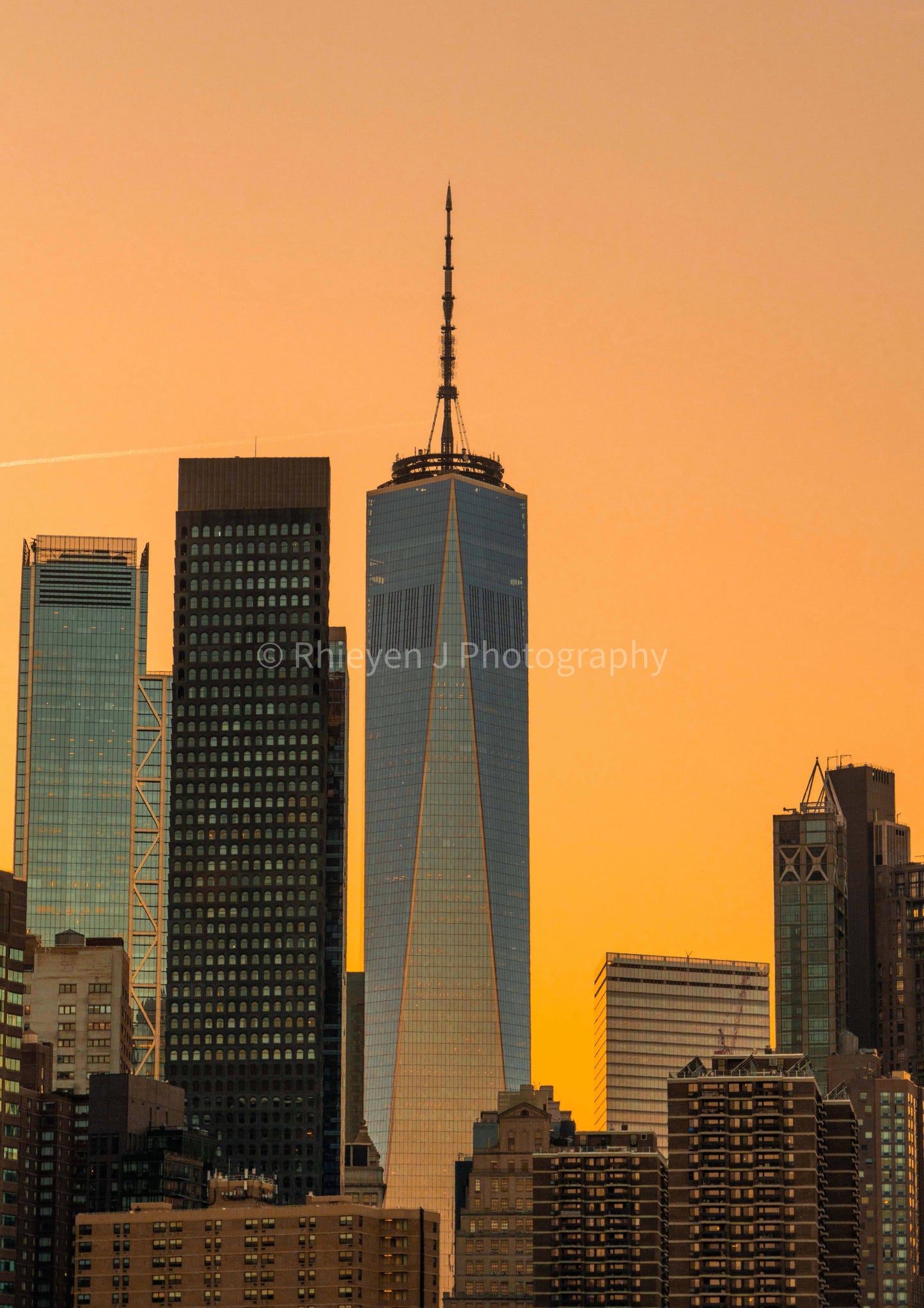 New York City Skyline at Sunset, Unframed Photography Print NYC