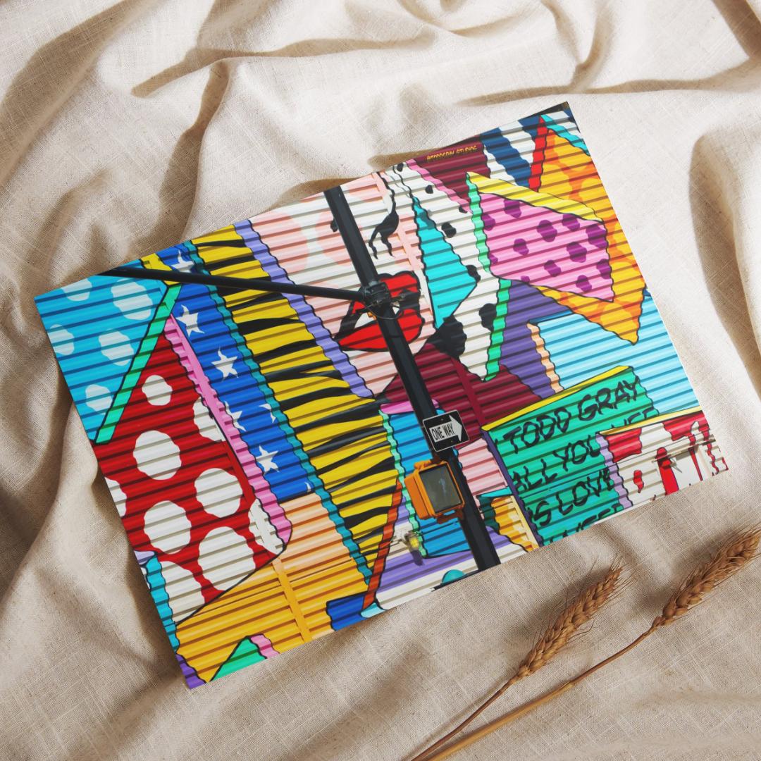 New York City Graffiti Print. NYC. Unframed Photography Print.