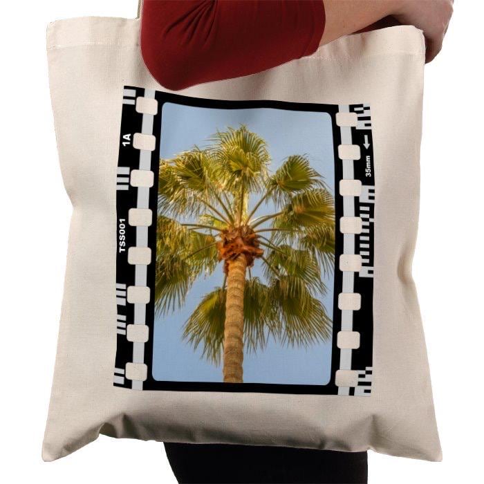 Summer Palm Tree, Holiday, Photography Film, Tote Bag
