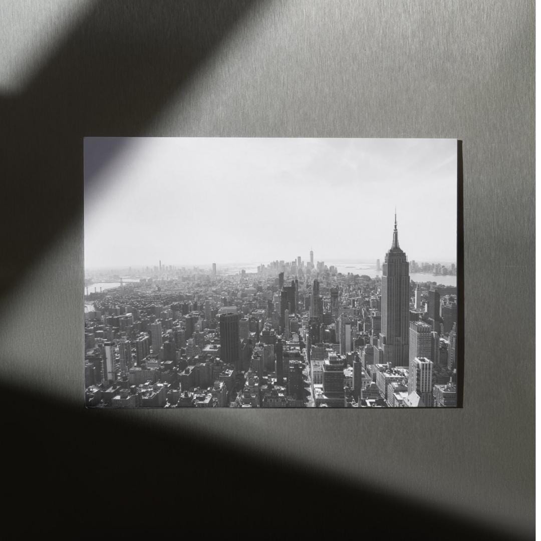 New York City, Black & White, Empire State Building, Landscape, Unframed Photography Print