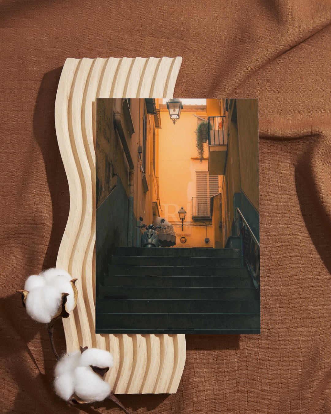 Backstreets of Italy, Summer, Sorrento Architecture, Photography Print Unframed