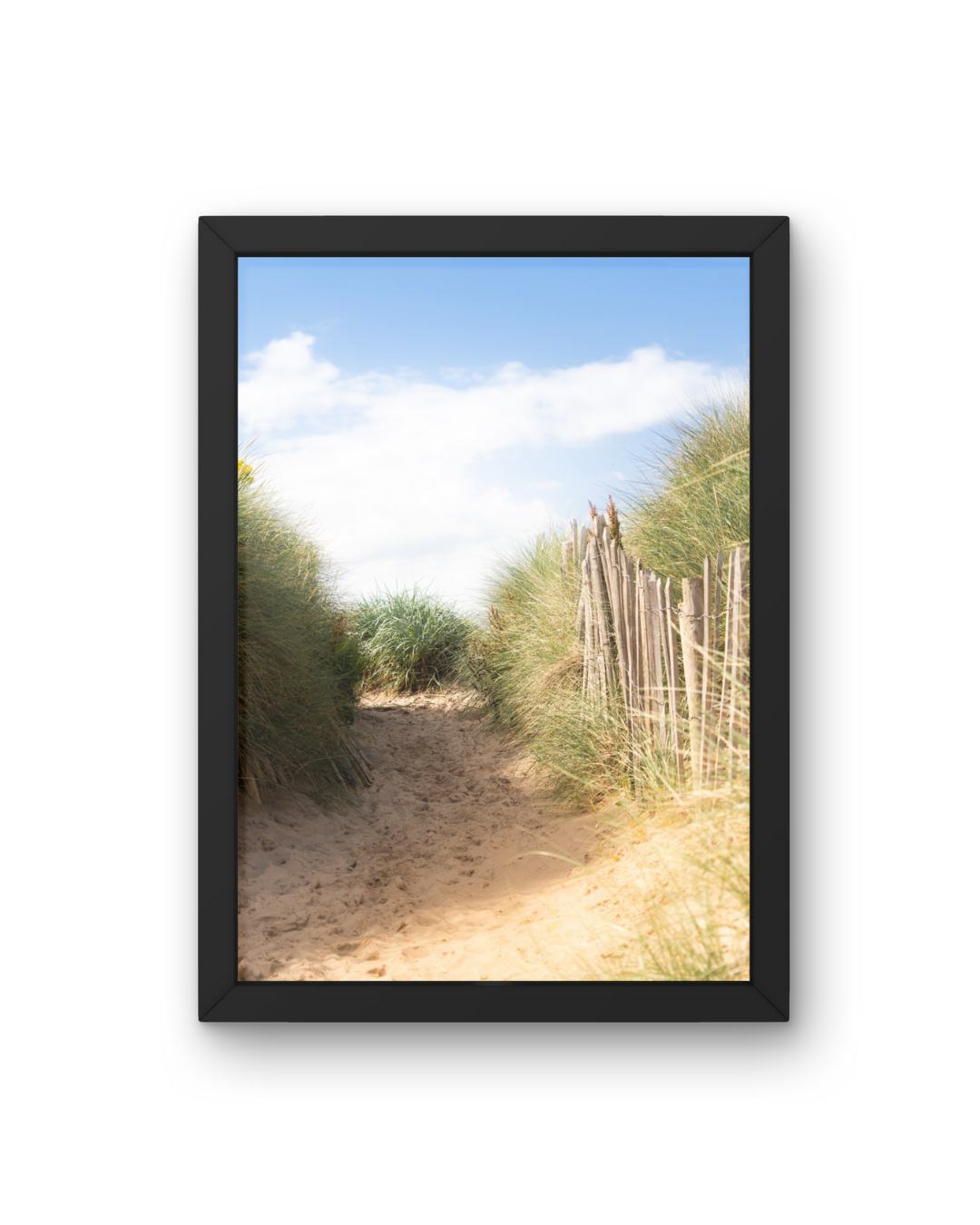 Glowing Sand, Sea, Beach, Unframed Photography Print