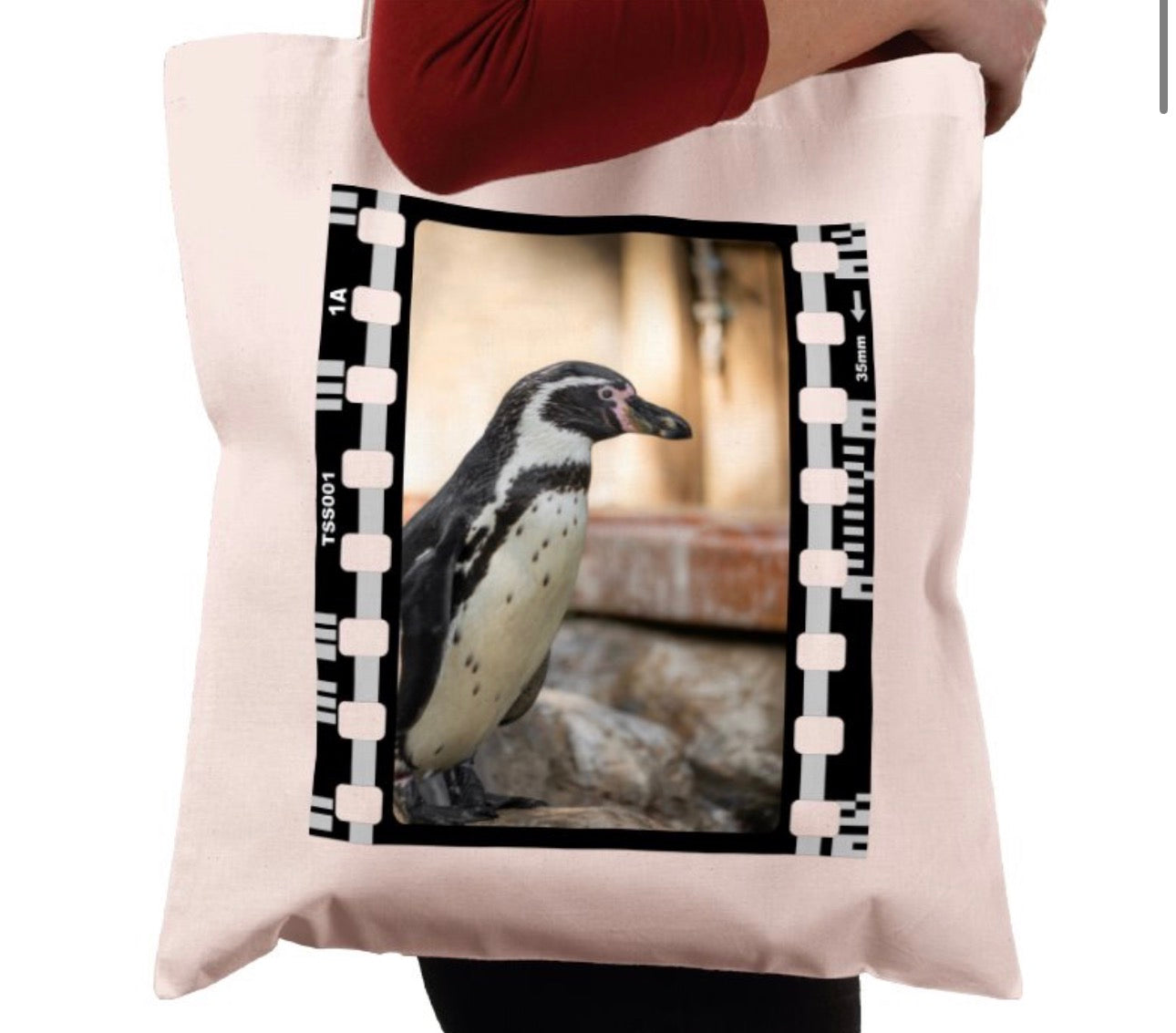 Wandering Penguin, Wildlife, Animal, Photography Film, Tote Bag