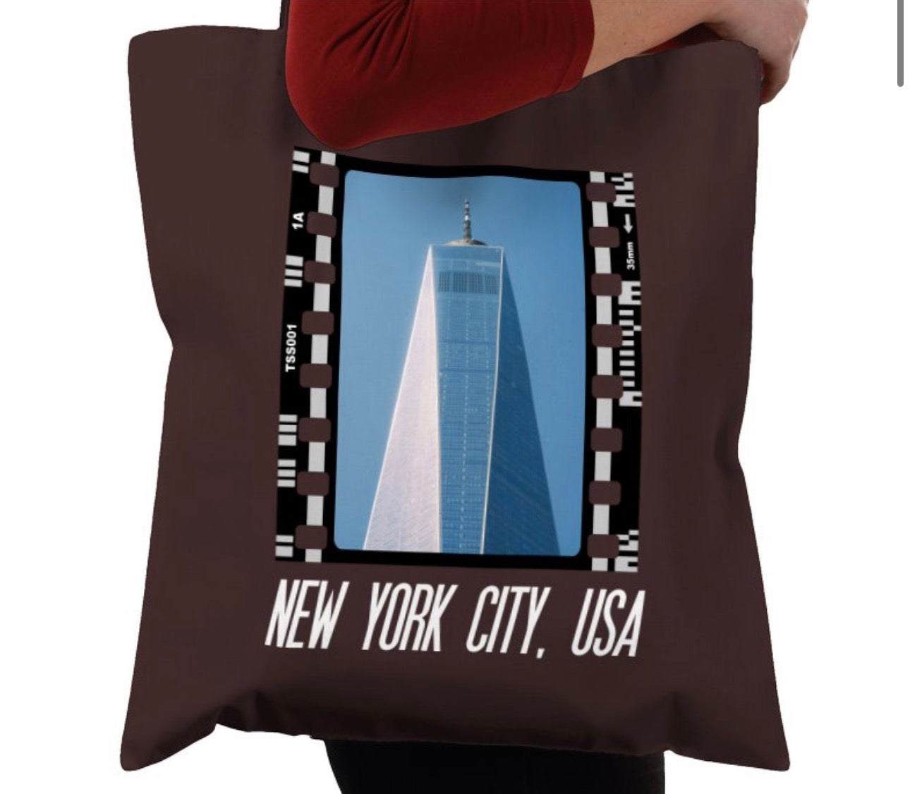 New York USA Architecture, NYC, Photography Film, Tote Bag