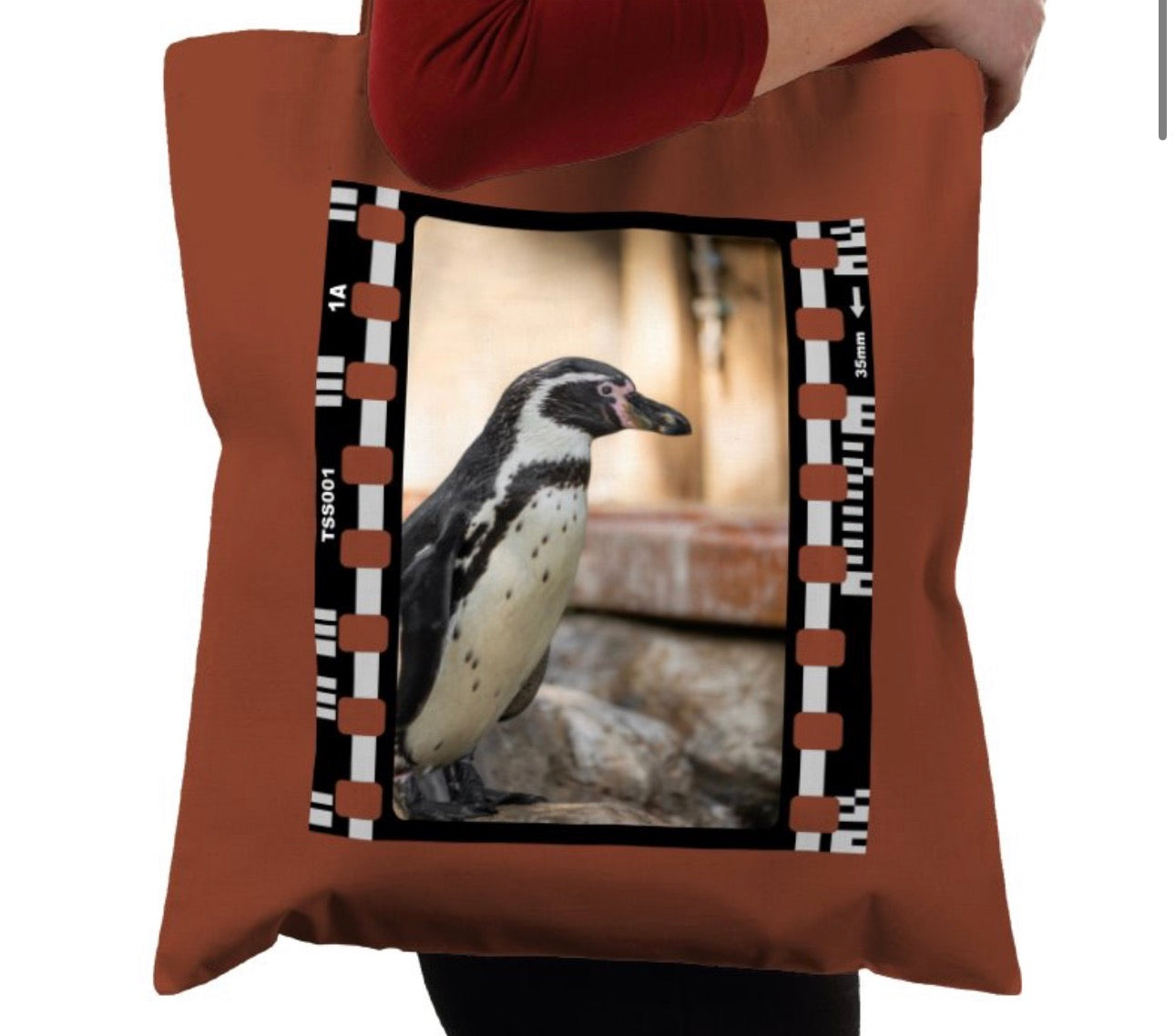 Wandering Penguin, Wildlife, Animal, Photography Film, Tote Bag