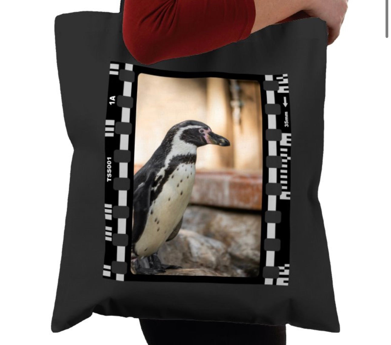 Wandering Penguin, Wildlife, Animal, Photography Film, Tote Bag