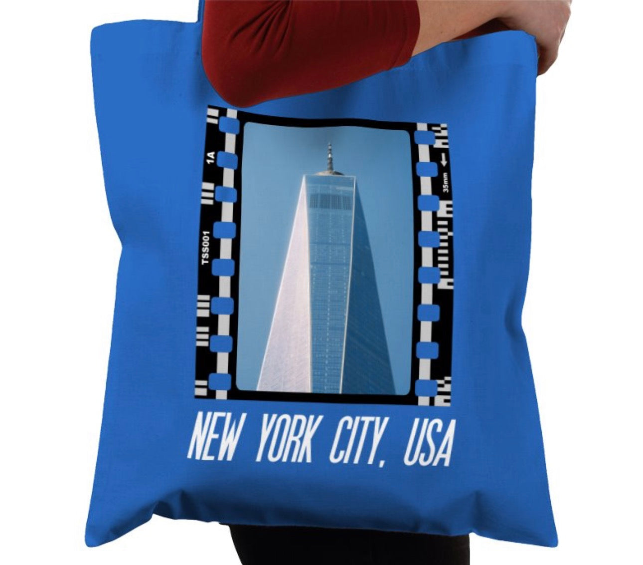 New York USA Architecture, NYC, Photography Film, Tote Bag