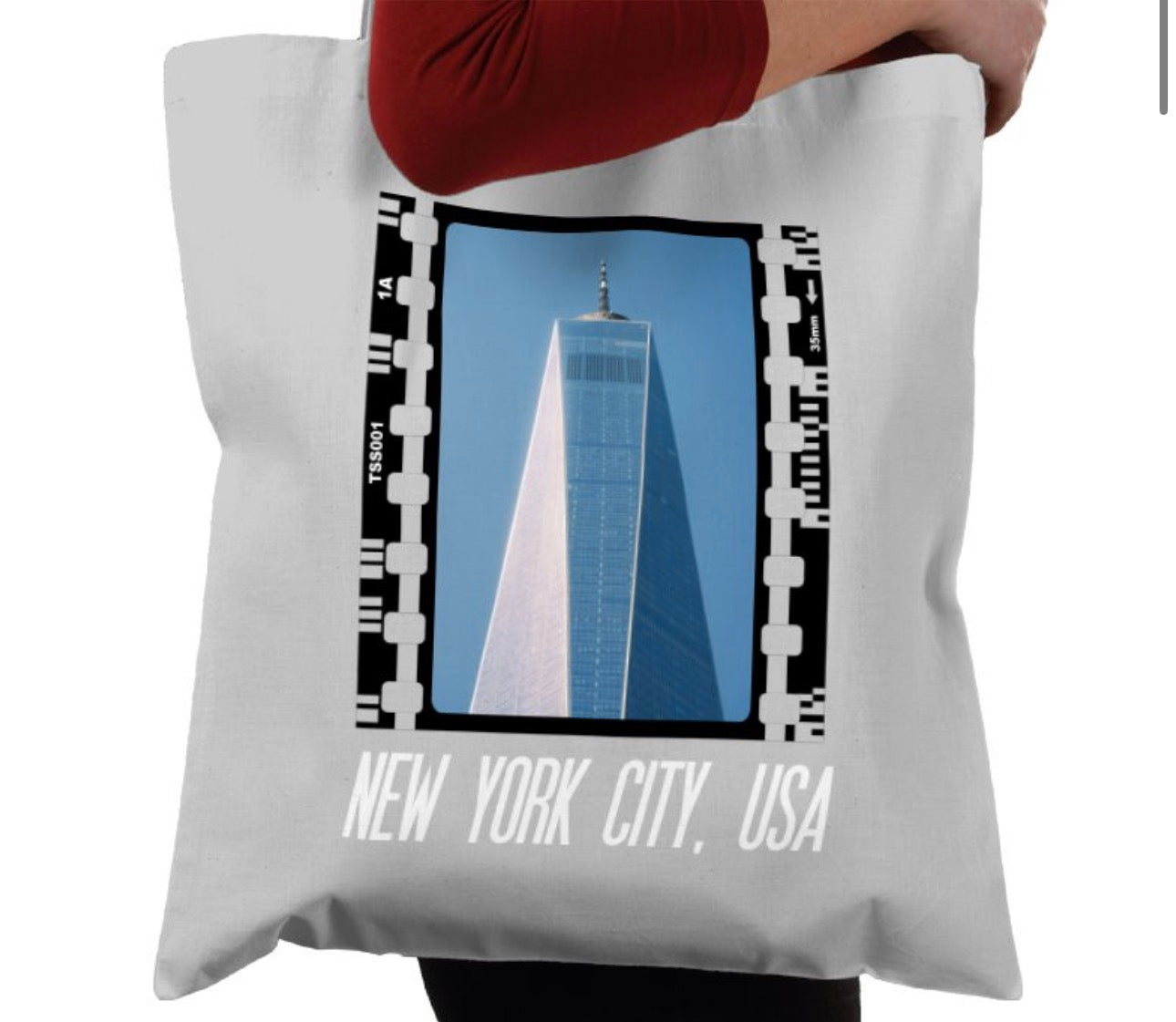 New York USA Architecture, NYC, Photography Film, Tote Bag