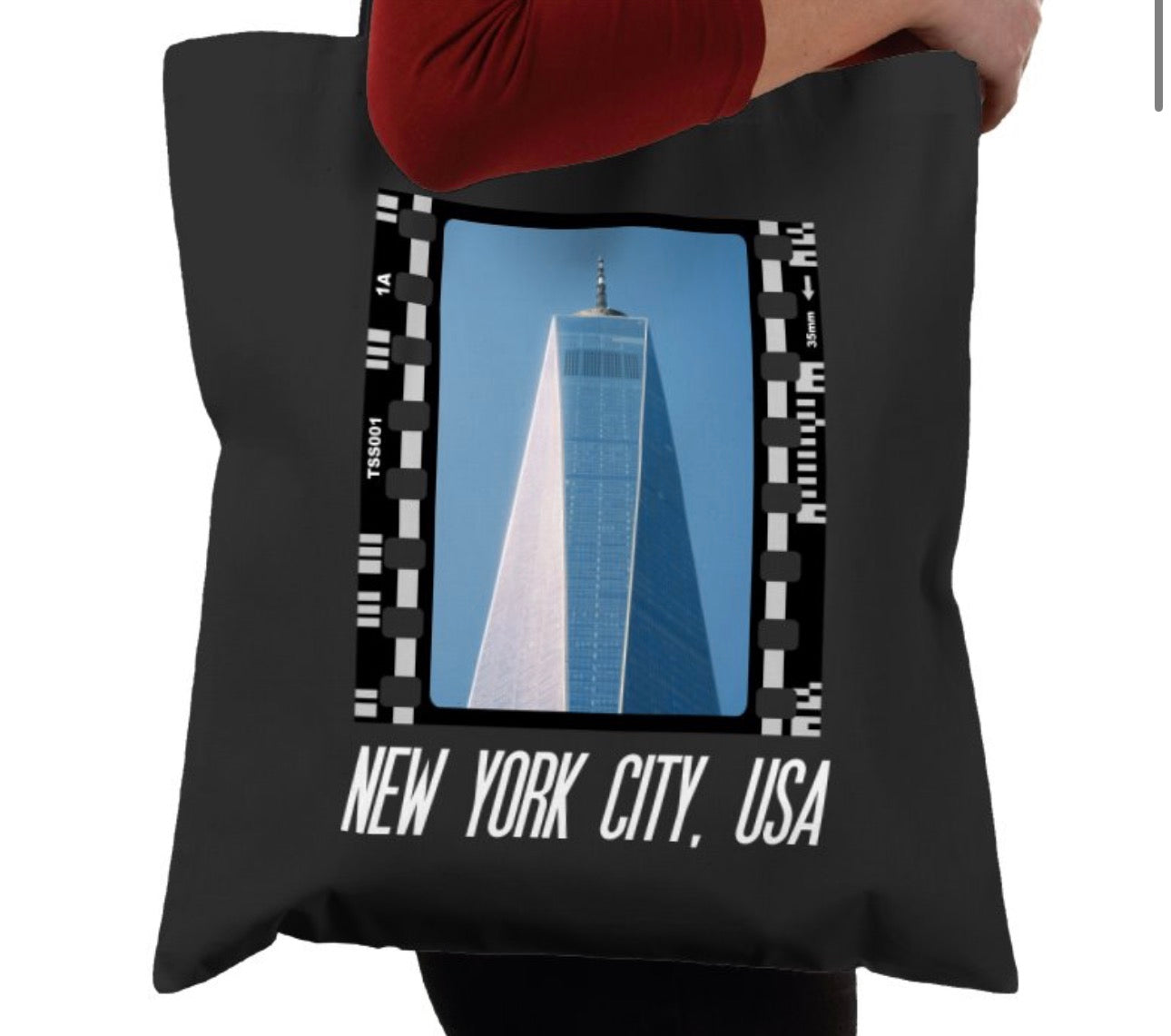 New York USA Architecture, NYC, Photography Film, Tote Bag