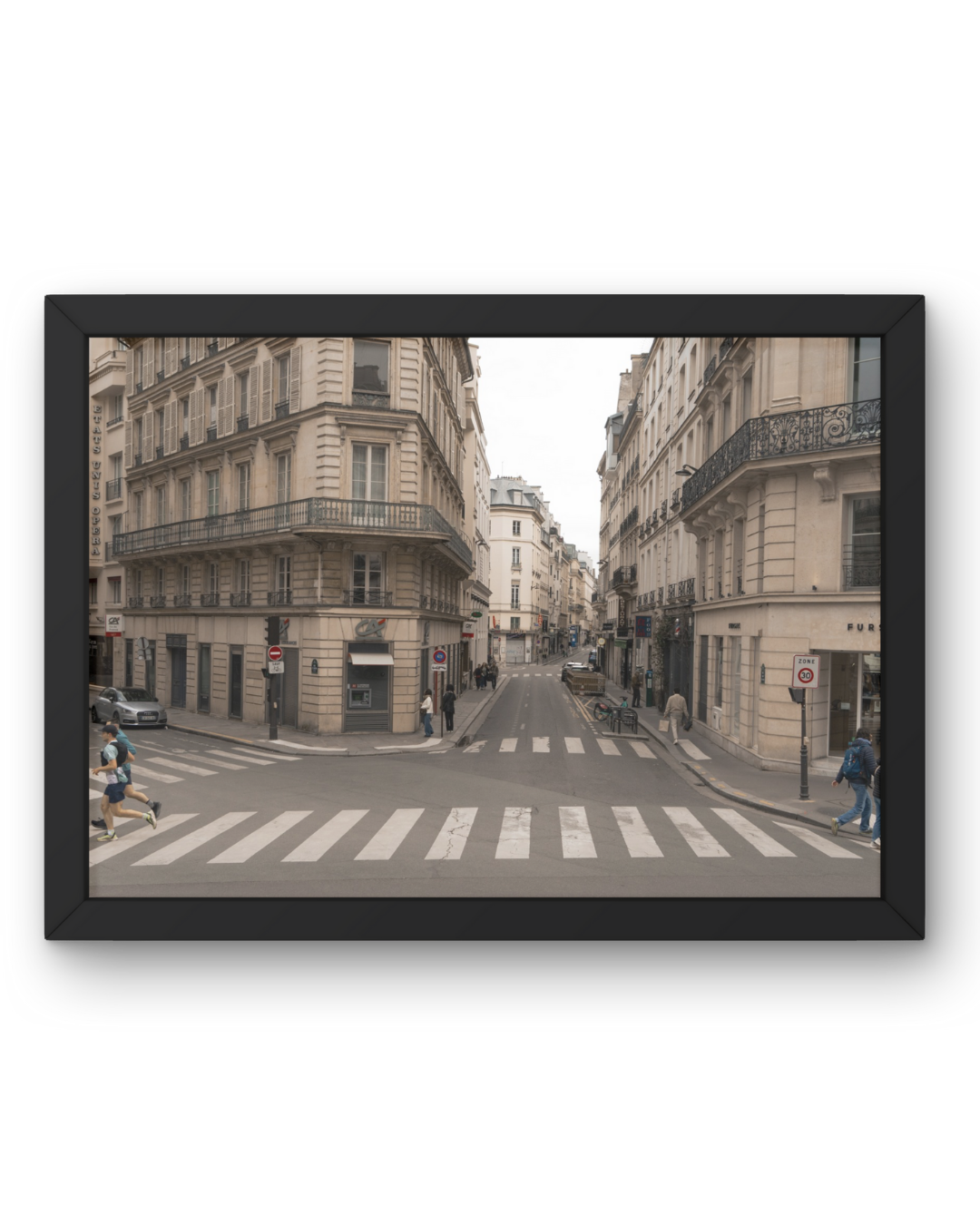 Paris Streets Landscape, France, Travel, Unframed Photography Print