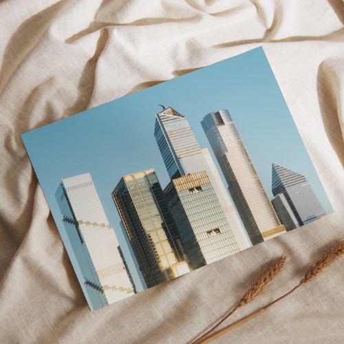 New York City Skyline, Summer Skyline NYC Unframed Photography Print