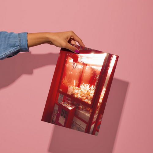 Cinematic, Nostalgic Vending Machine Unframed Photography Print