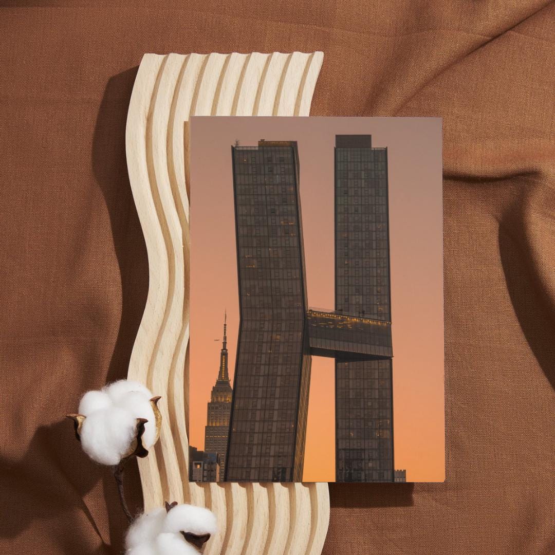 The American Copper Building at Sunset, New York City, Unframed Photography Print
