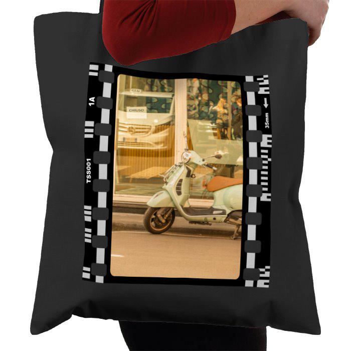 Travel Sorrento Italy Motorcycle, Italian, Photography Film, Tote Bag