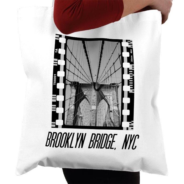Brooklyn Bridge New York City, NYC, Photography Film, Tote Bag