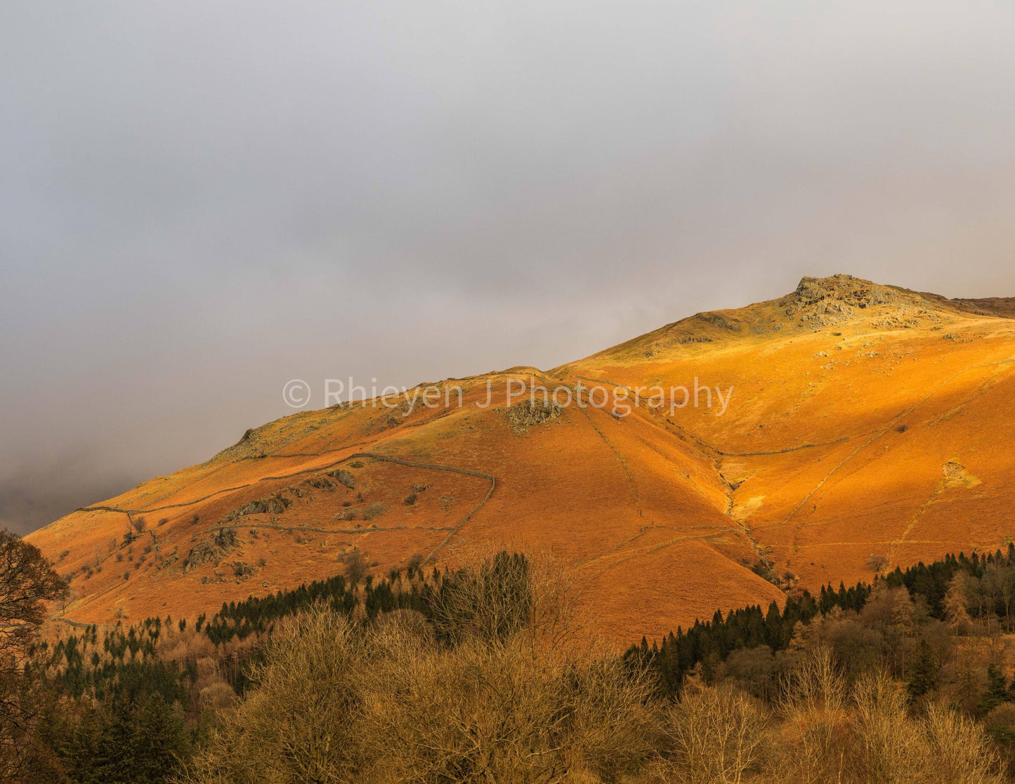 Lake District Fridge Magnet. Mountains After Storm. 6" x 4" High Quality Easy Fridge Magnet