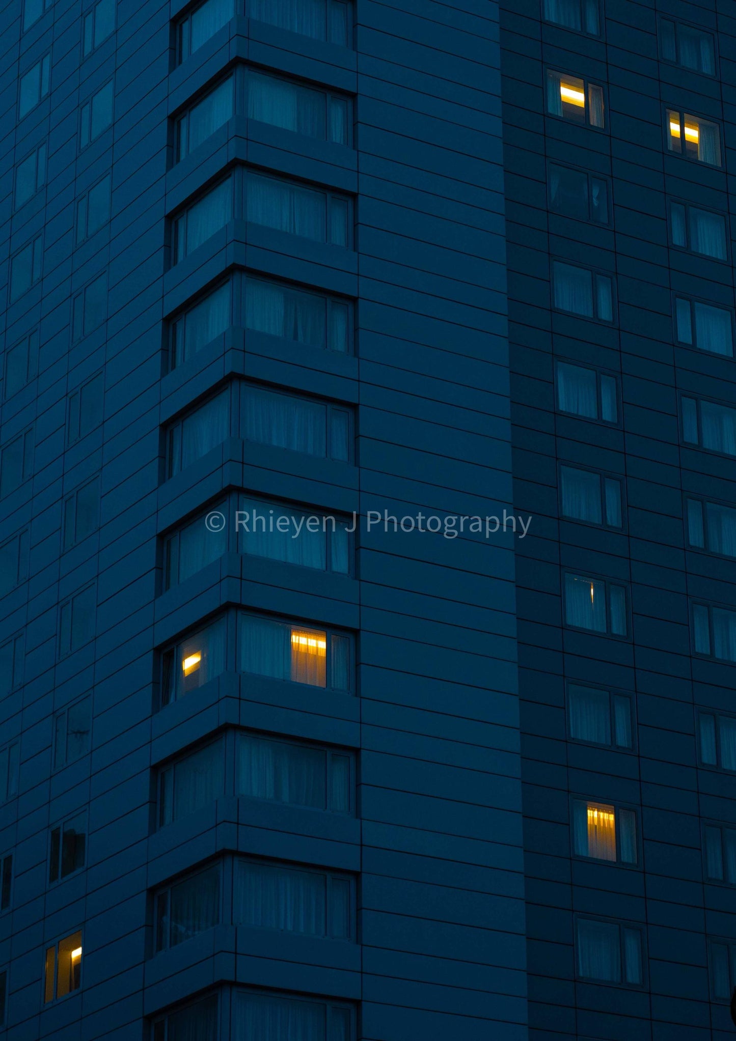 Late Nights, Minimalistic, Architectural Unframed Photo Photography Print