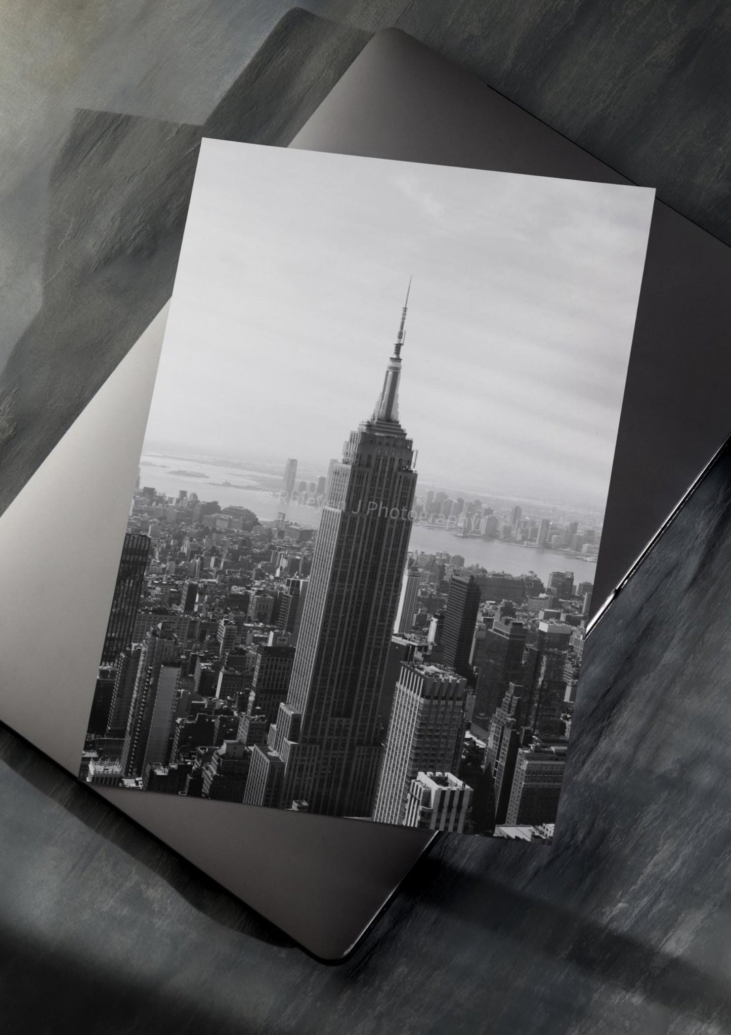 Empire State Building, New York City, Black & White, Unframed Photography Print