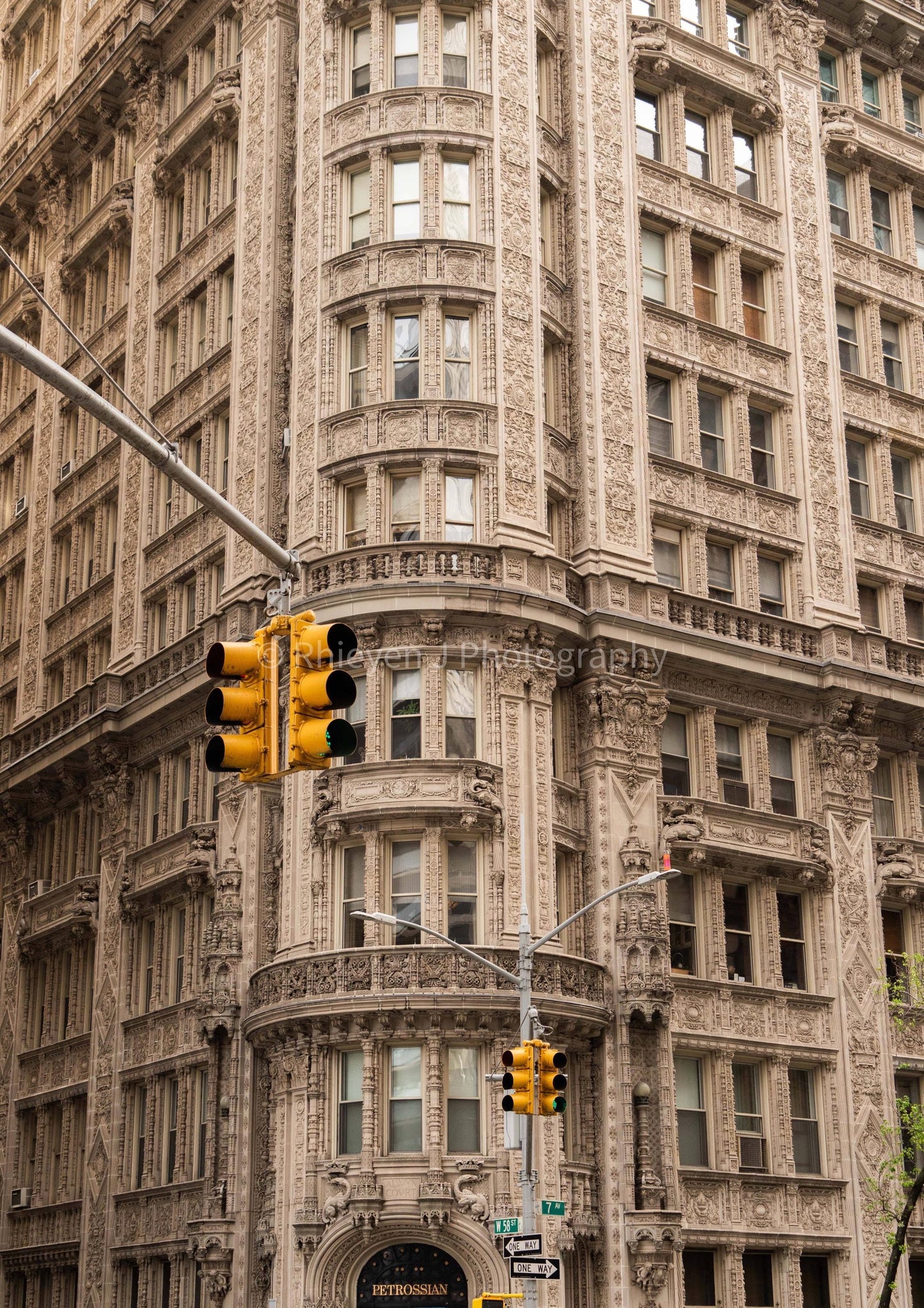 New York City Photography Print, Petrossian Building, NYC Architecture, Original Print, Unframed
