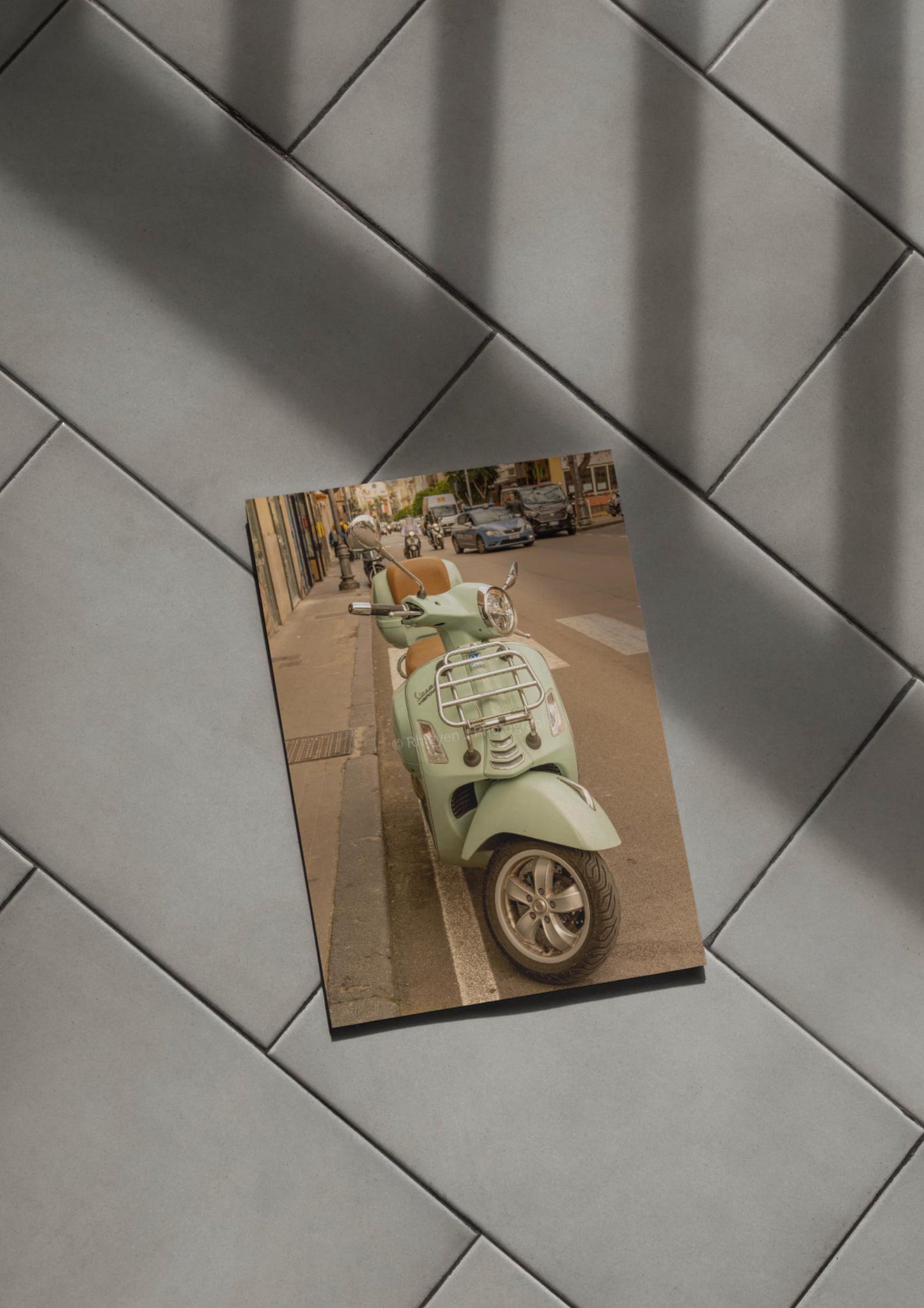 Italian Scooter Art Print. Vespa, Italian Unframed Photographic Print