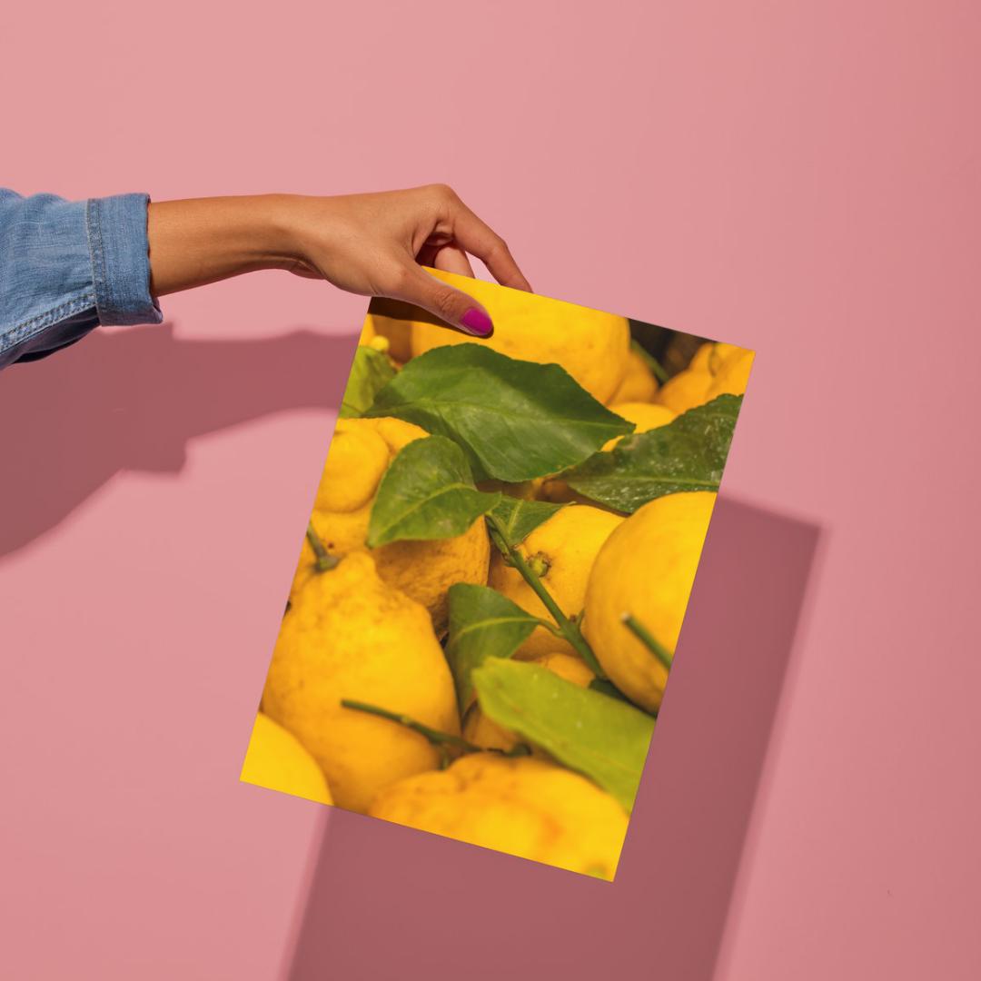 Lemons, Limincello Photography Print, Unframed Italian Print