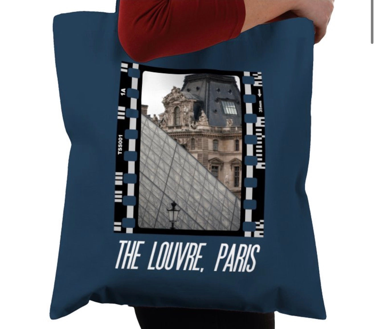 The Louvre, Paris, France, Travel Tote Bag