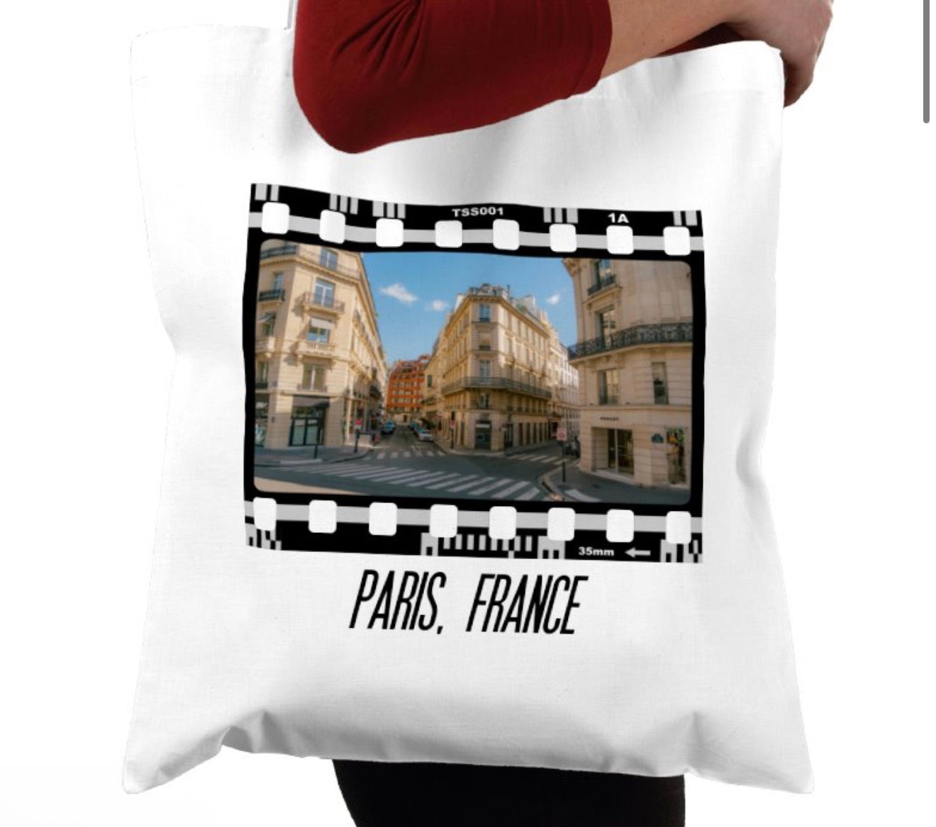 Paris in the Sun, France, Travel Tote Bag