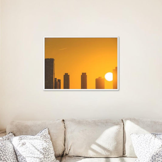 Sunset over New York City, Unframed NYC Photography Print