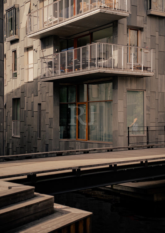 Architecture of Bjorvika, Norway, Oslo City, Unframed Photography Print