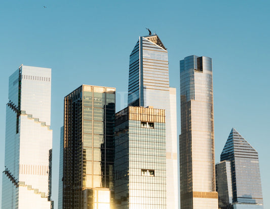 New York City Skyline, Summer Skyline NYC Unframed Photography Print