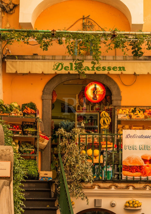 Italian Streetlife, Sorrento Architecture, Photography Print Unframed