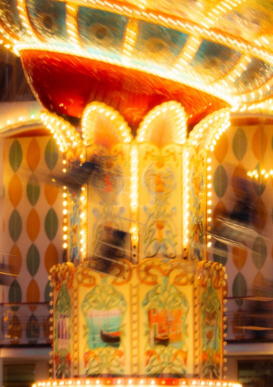 Copenhagen Tivoli Amusement Park, Denmark, Travel, Unframed Photography Print
