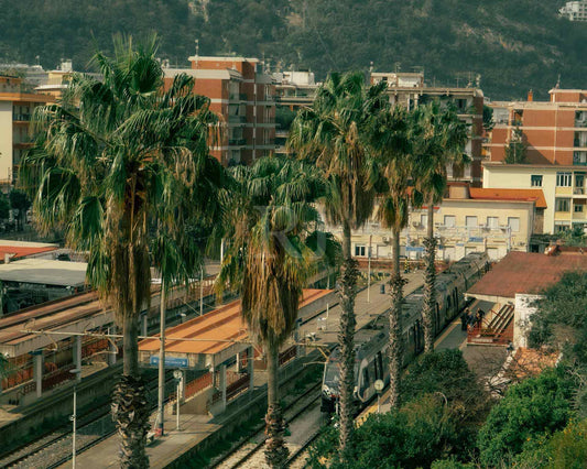 Sorrento Mountainous Scenery, Summer, Sorrento Architecture, Photography Print Unframed
