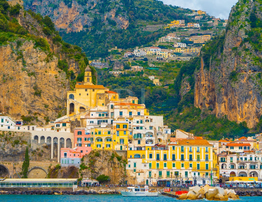 Amalfi Coast Print, Italy. Unframed Photography Print.
