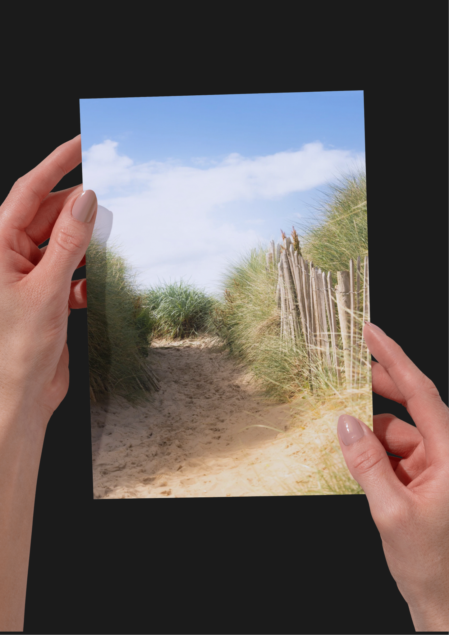 Glowing Sand, Sea, Beach, Unframed Photography Print