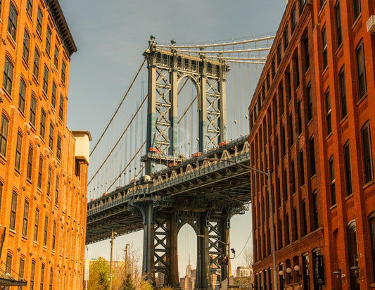 Dumbo, Brooklyn Bridge Print, New York City, Unframed Photography Print