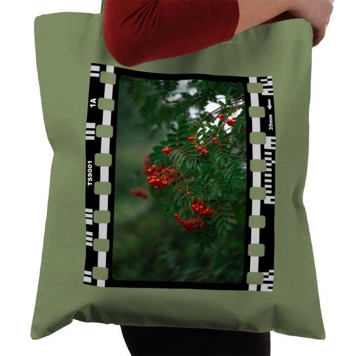 Berry Tree, Nature, Photography Film, Tote Bag