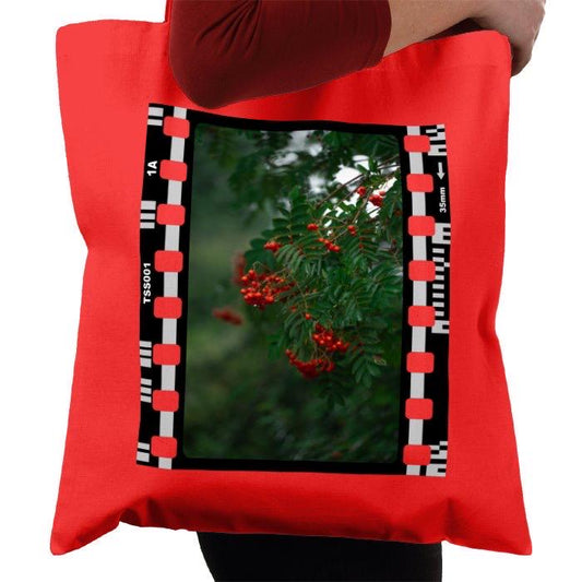 Berry Tree, Nature, Photography Film, Tote Bag