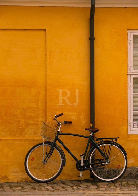Bicycle of Copenhagen, Denmark, Travel, Unframed Photography Print