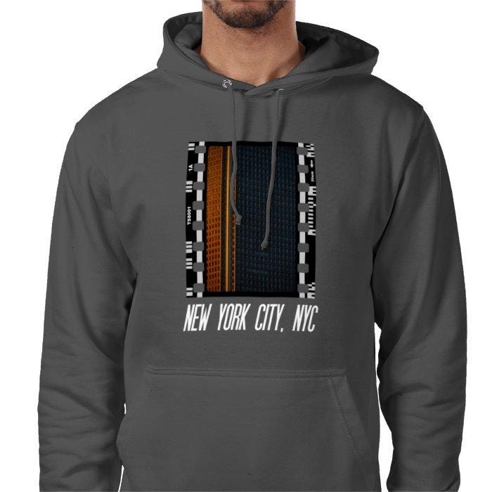 New York City Architecture, USA, Unisex College Hoodie, Photography Film Travel Jumper