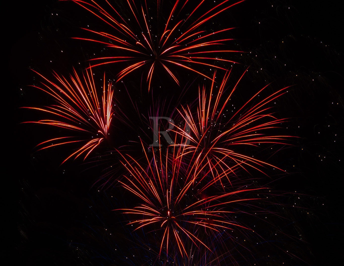 BUNDLE: 8 Firework Display Prints, Unframed Prints